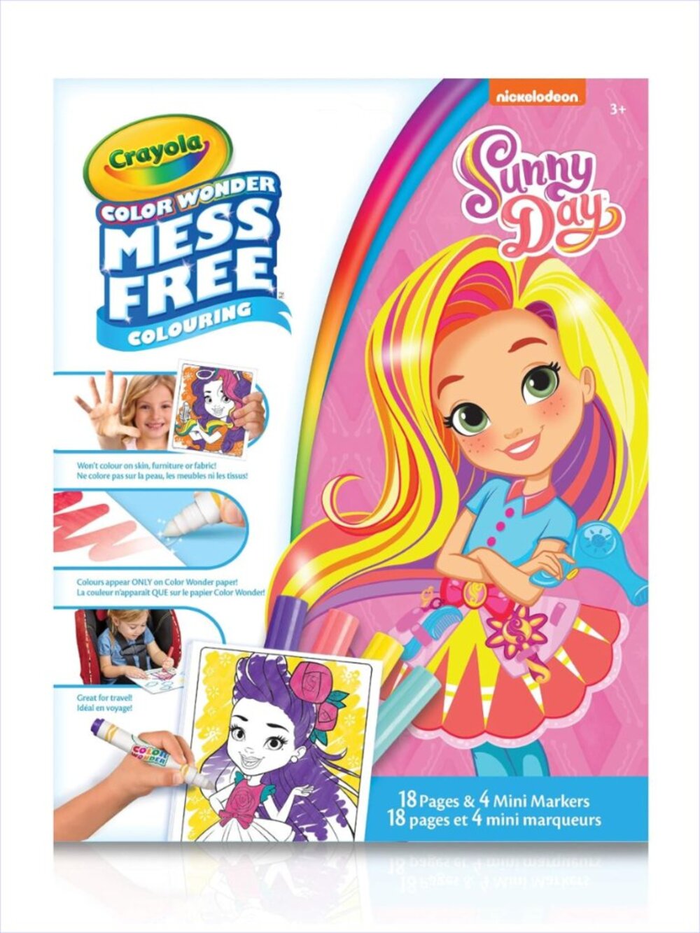 Crayola Mess-Free Coloring Pages & Markers Sunny Day New Sealed Add-On Item